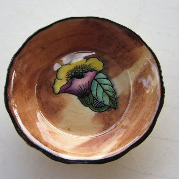 Vintage R & K Tunstall English Porcelain Small Floral Dish - Picture 1 of 4